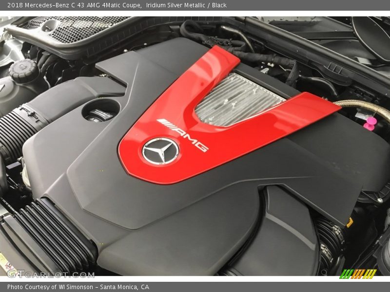Iridium Silver Metallic / Black 2018 Mercedes-Benz C 43 AMG 4Matic Coupe