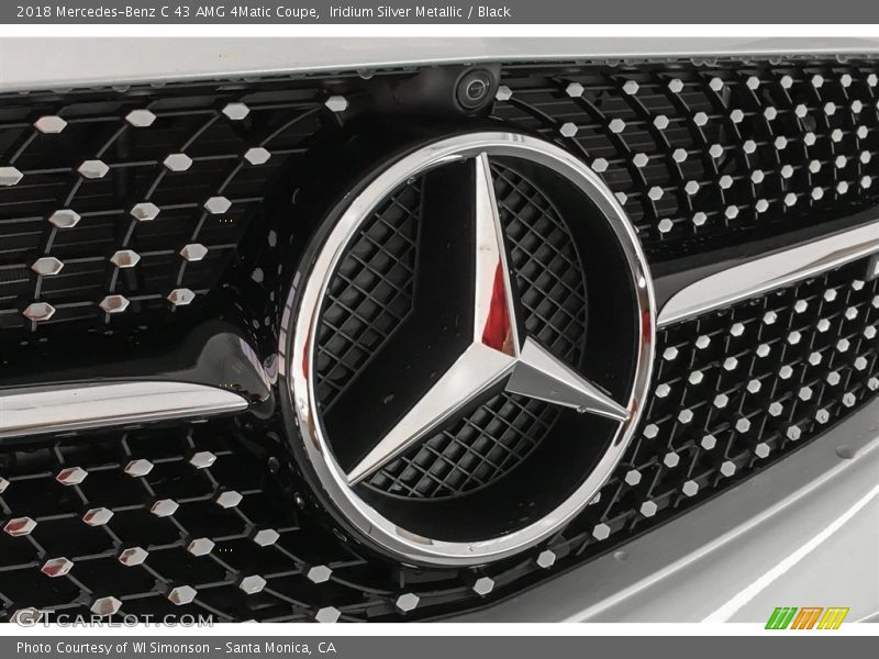 Iridium Silver Metallic / Black 2018 Mercedes-Benz C 43 AMG 4Matic Coupe