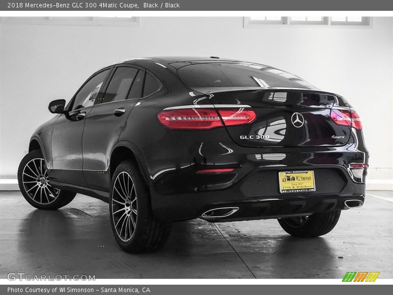 Black / Black 2018 Mercedes-Benz GLC 300 4Matic Coupe