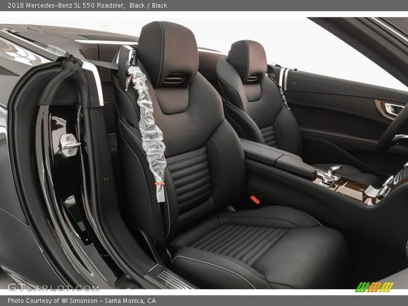 Black / Black 2018 Mercedes-Benz SL 550 Roadster