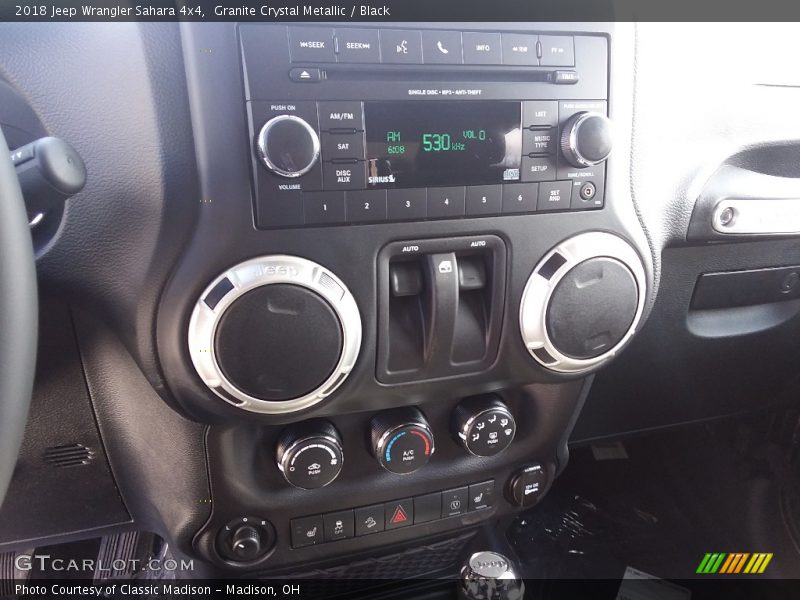 Granite Crystal Metallic / Black 2018 Jeep Wrangler Sahara 4x4
