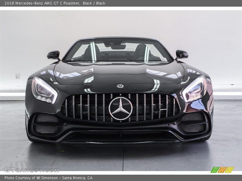 Black / Black 2018 Mercedes-Benz AMG GT C Roadster