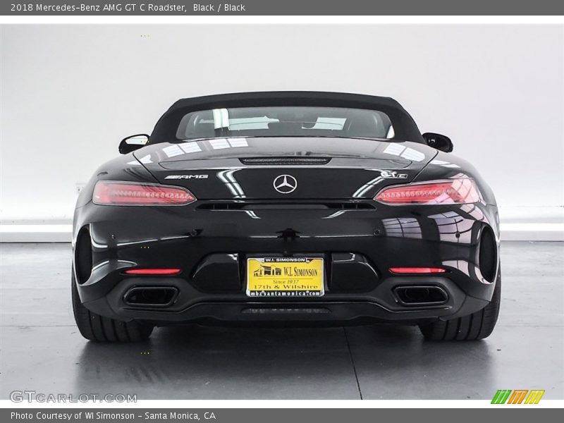 Black / Black 2018 Mercedes-Benz AMG GT C Roadster