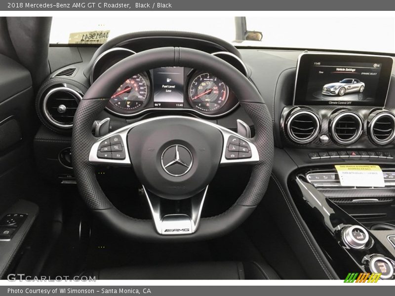 Black / Black 2018 Mercedes-Benz AMG GT C Roadster