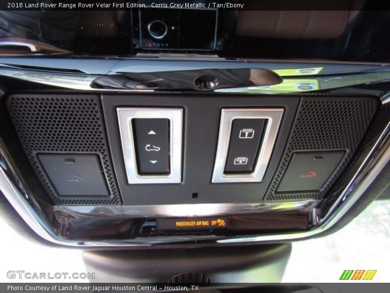 Corris Grey Metallic / Tan/Ebony 2018 Land Rover Range Rover Velar First Edition