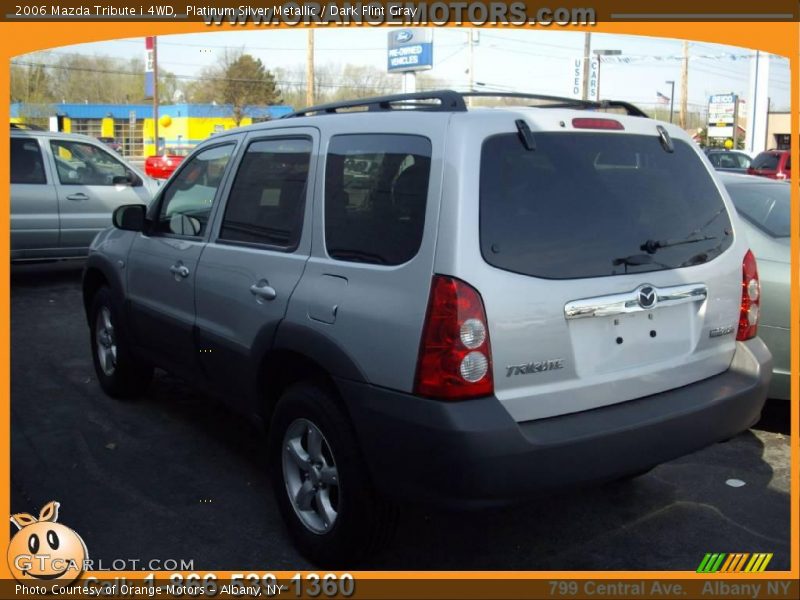 Platinum Silver Metallic / Dark Flint Gray 2006 Mazda Tribute i 4WD