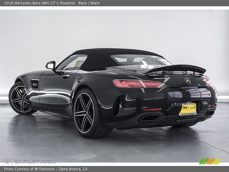 Black / Black 2018 Mercedes-Benz AMG GT C Roadster