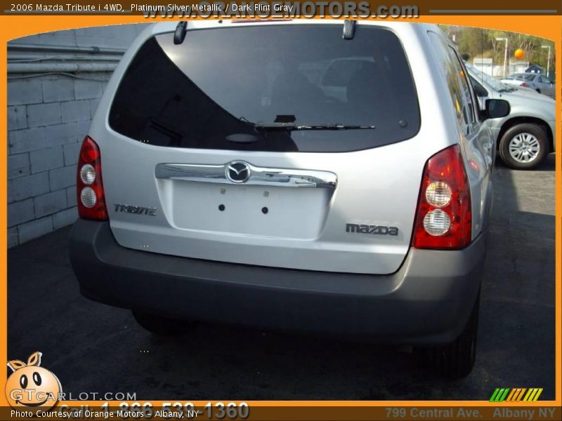 Platinum Silver Metallic / Dark Flint Gray 2006 Mazda Tribute i 4WD