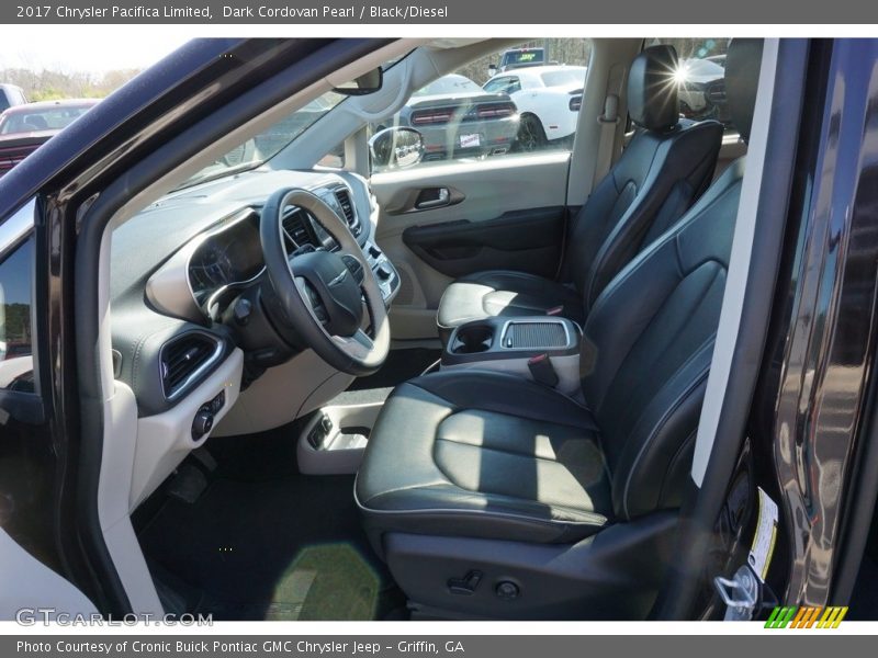 Dark Cordovan Pearl / Black/Diesel 2017 Chrysler Pacifica Limited
