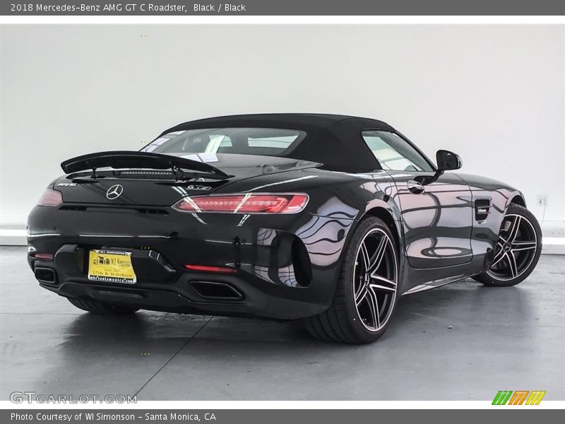 Black / Black 2018 Mercedes-Benz AMG GT C Roadster