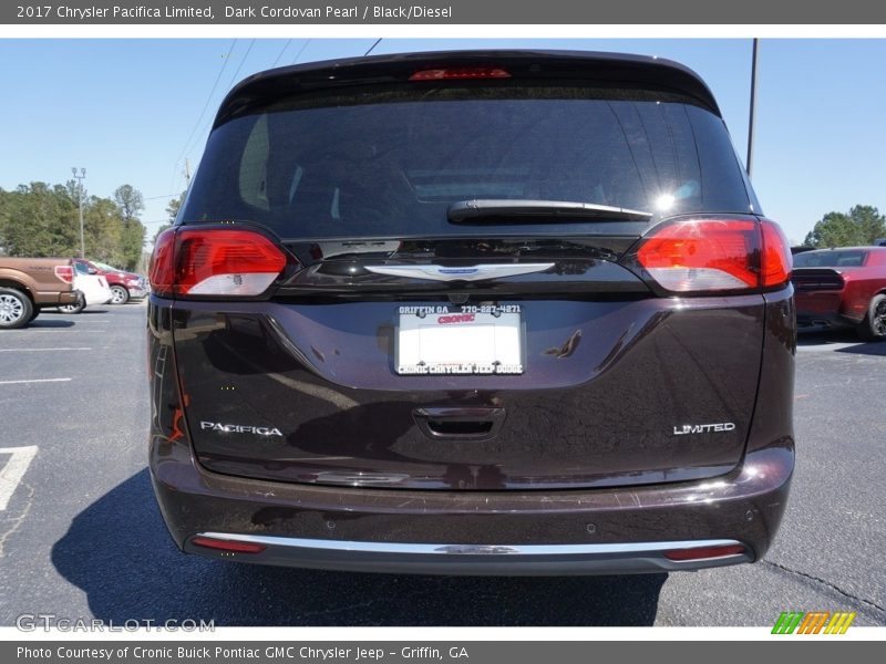Dark Cordovan Pearl / Black/Diesel 2017 Chrysler Pacifica Limited
