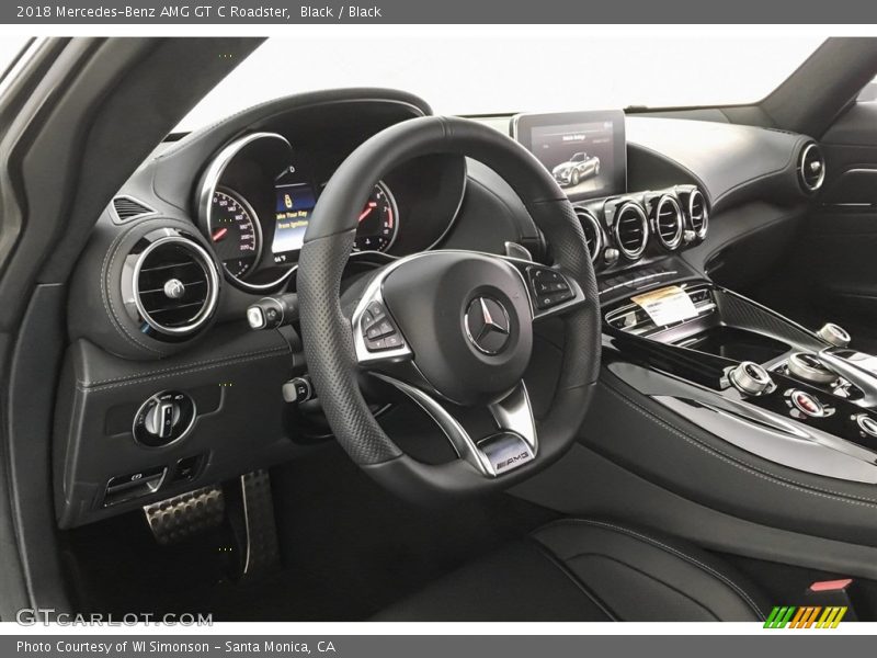 Dashboard of 2018 AMG GT C Roadster