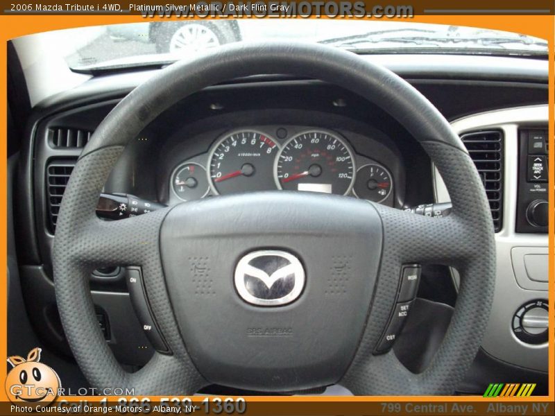 Platinum Silver Metallic / Dark Flint Gray 2006 Mazda Tribute i 4WD