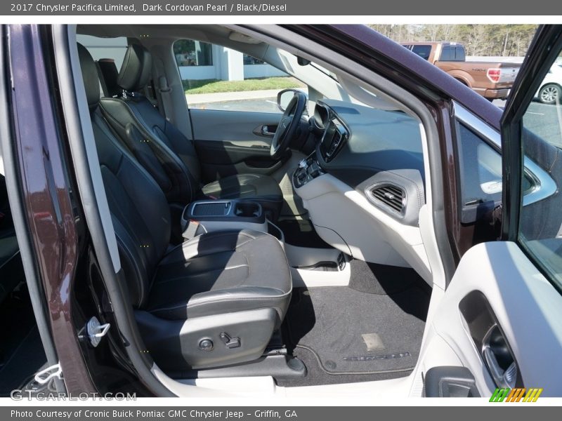 Dark Cordovan Pearl / Black/Diesel 2017 Chrysler Pacifica Limited