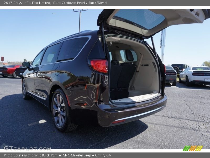 Dark Cordovan Pearl / Black/Diesel 2017 Chrysler Pacifica Limited