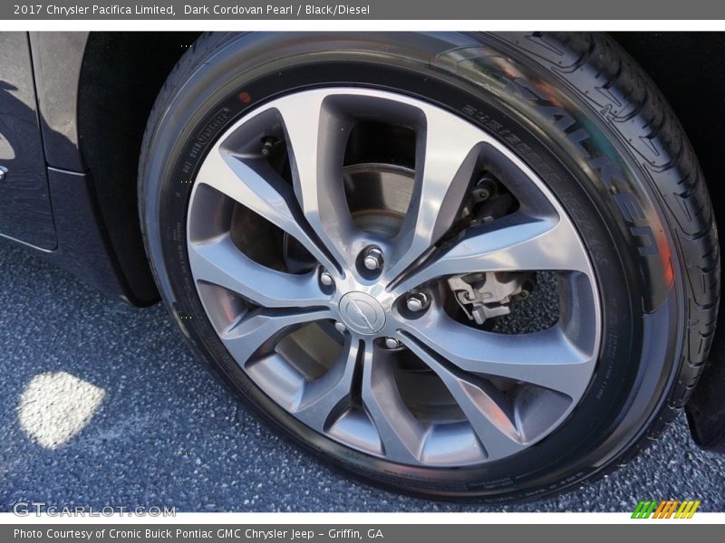 Dark Cordovan Pearl / Black/Diesel 2017 Chrysler Pacifica Limited