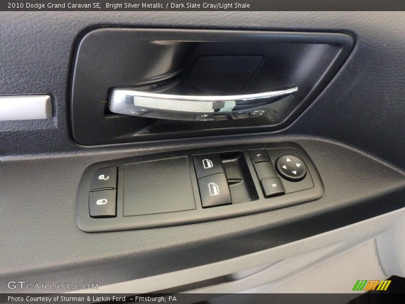 Bright Silver Metallic / Dark Slate Gray/Light Shale 2010 Dodge Grand Caravan SE