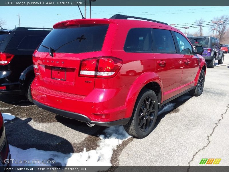 Redline / Black 2018 Dodge Journey GT AWD