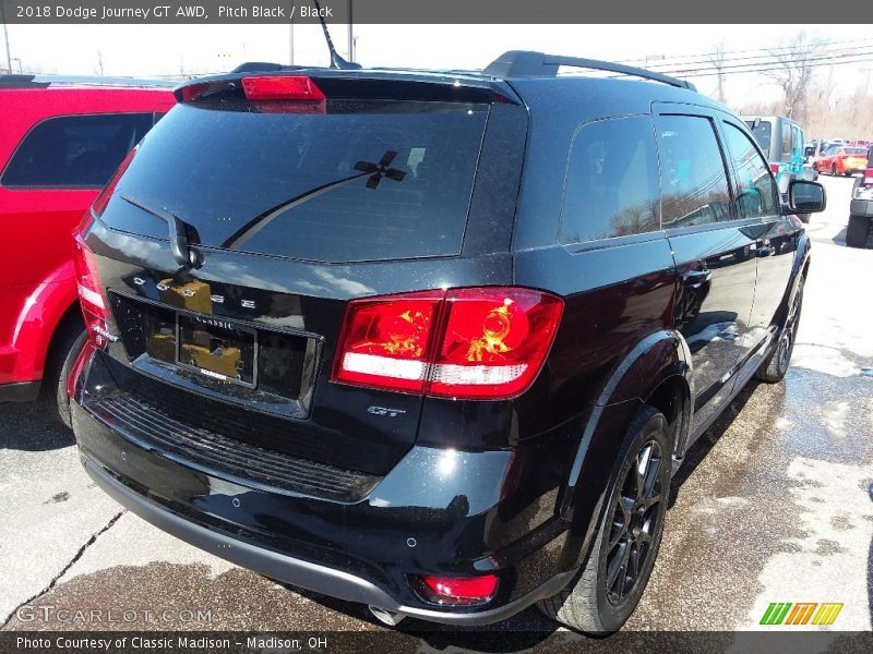 Pitch Black / Black 2018 Dodge Journey GT AWD