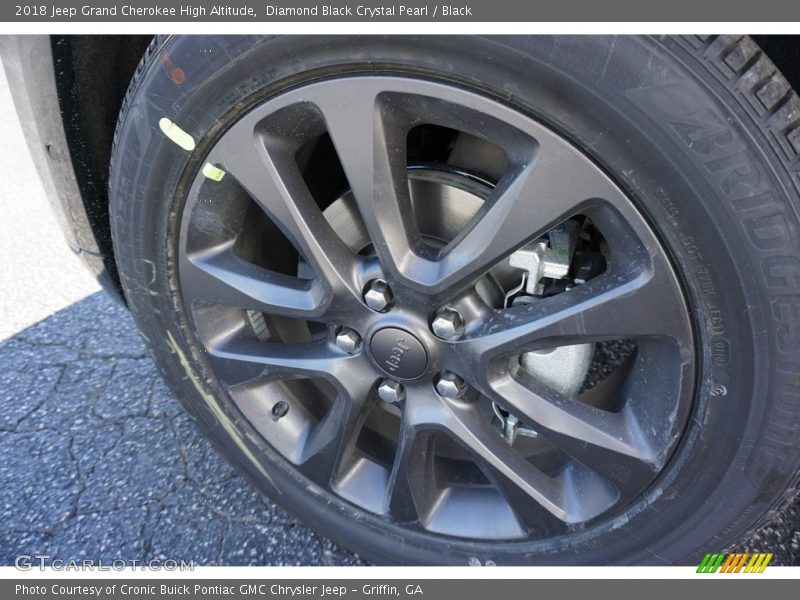 Diamond Black Crystal Pearl / Black 2018 Jeep Grand Cherokee High Altitude