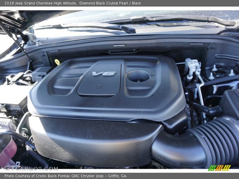 Diamond Black Crystal Pearl / Black 2018 Jeep Grand Cherokee High Altitude