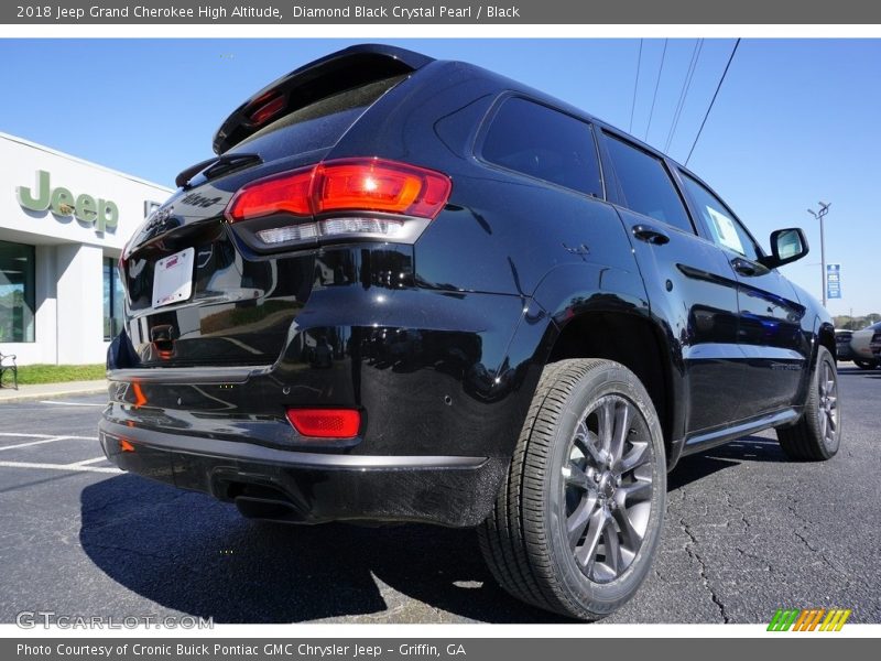 Diamond Black Crystal Pearl / Black 2018 Jeep Grand Cherokee High Altitude