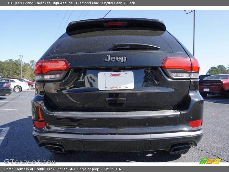 Diamond Black Crystal Pearl / Black 2018 Jeep Grand Cherokee High Altitude