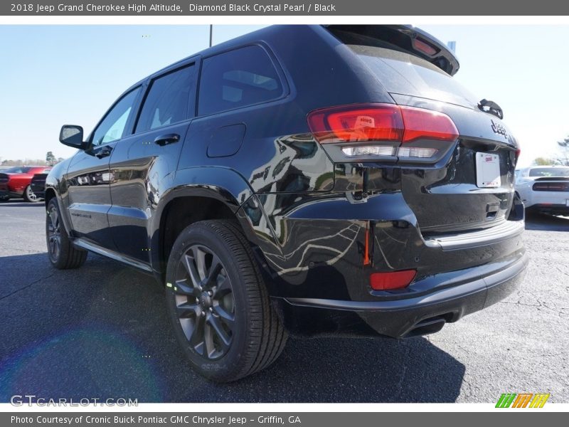 Diamond Black Crystal Pearl / Black 2018 Jeep Grand Cherokee High Altitude