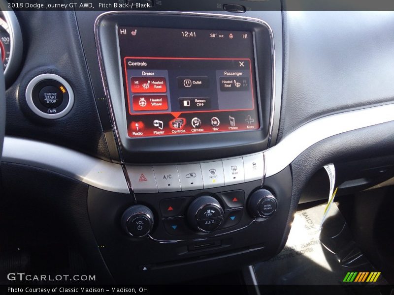 Pitch Black / Black 2018 Dodge Journey GT AWD