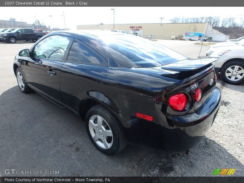 Black / Gray 2007 Chevrolet Cobalt LS Coupe