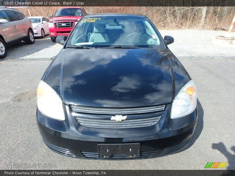 Black / Gray 2007 Chevrolet Cobalt LS Coupe