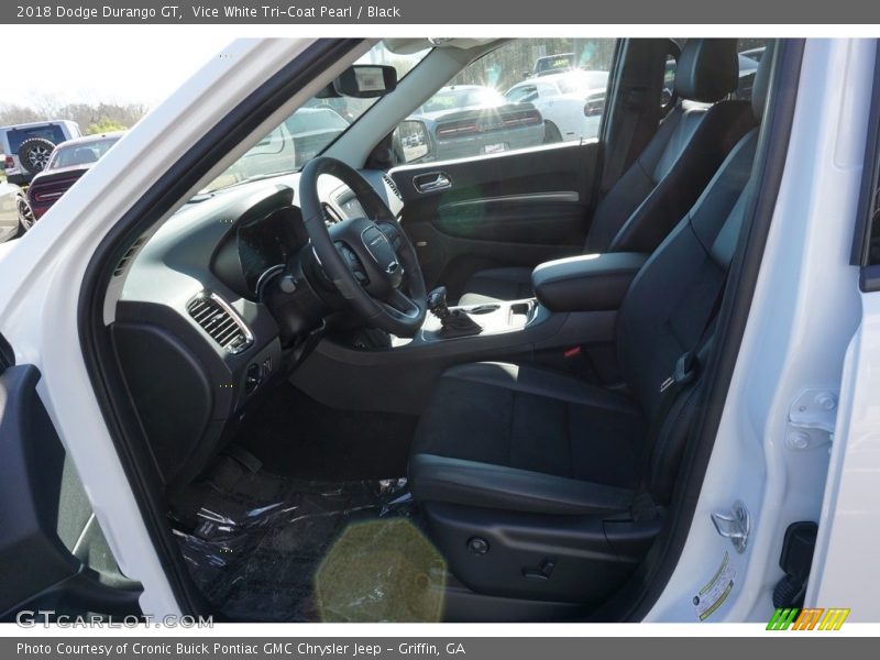 Vice White Tri-Coat Pearl / Black 2018 Dodge Durango GT