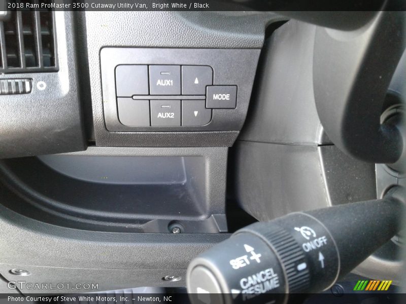 Controls of 2018 ProMaster 3500 Cutaway Utility Van