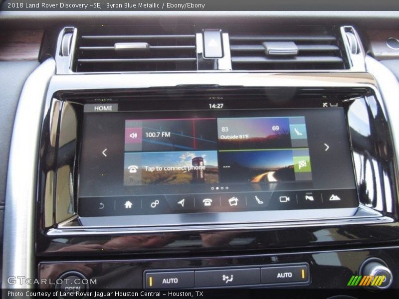 Byron Blue Metallic / Ebony/Ebony 2018 Land Rover Discovery HSE