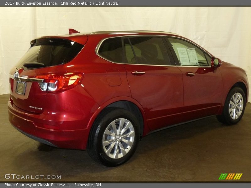 Chili Red Metallic / Light Neutral 2017 Buick Envision Essence