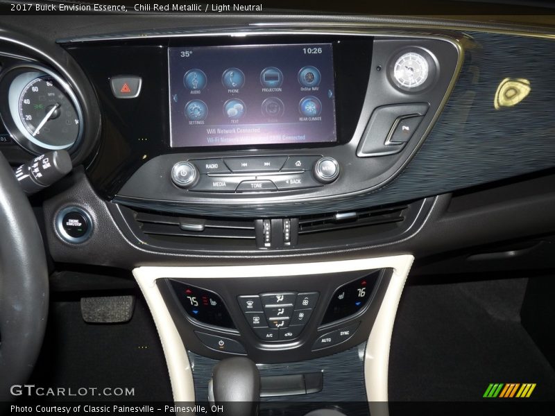 Chili Red Metallic / Light Neutral 2017 Buick Envision Essence