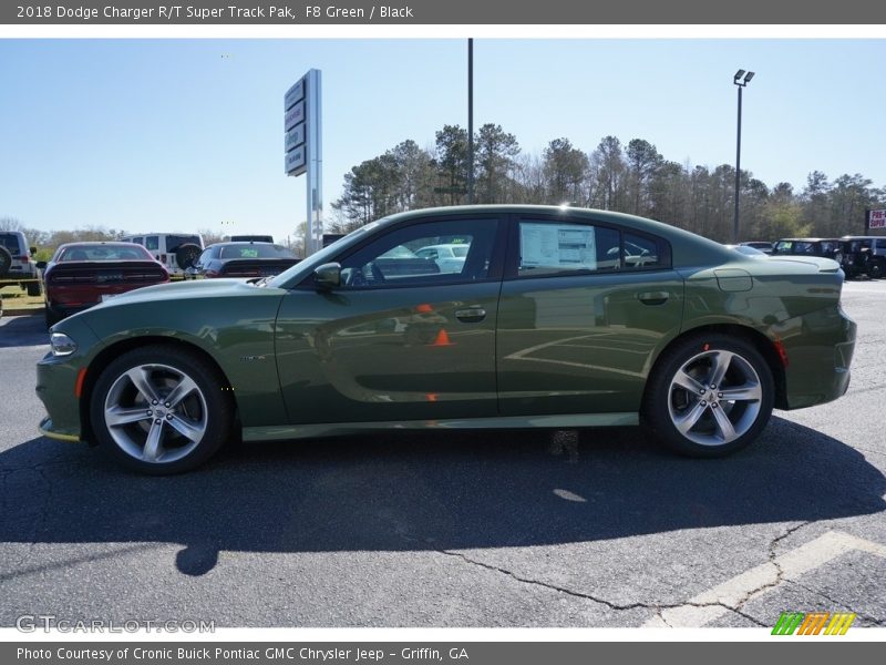 F8 Green / Black 2018 Dodge Charger R/T Super Track Pak