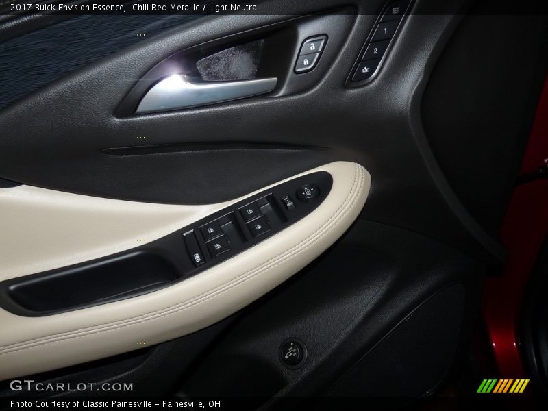 Chili Red Metallic / Light Neutral 2017 Buick Envision Essence