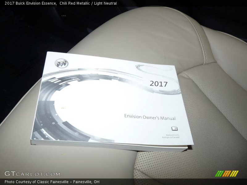 Chili Red Metallic / Light Neutral 2017 Buick Envision Essence