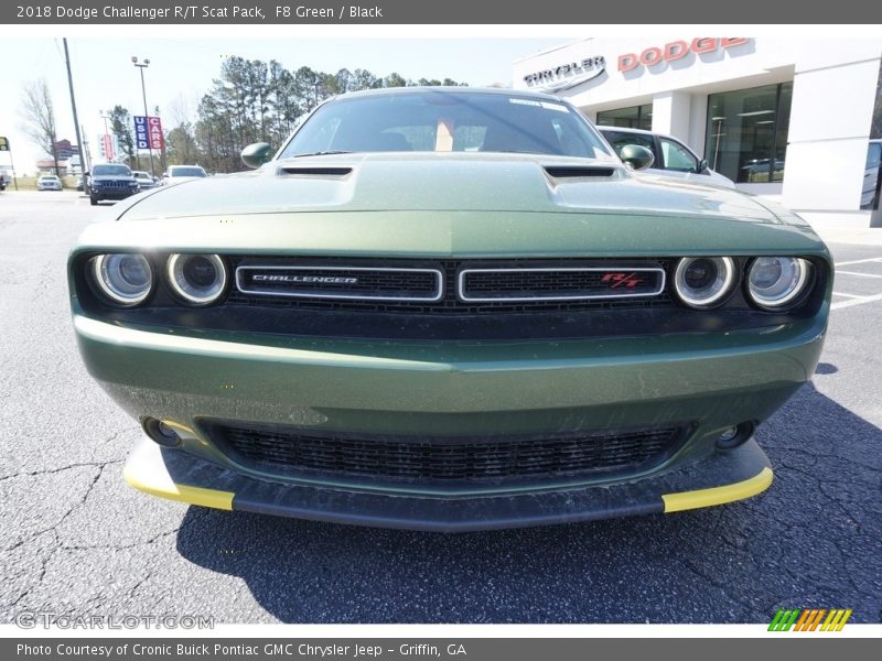 F8 Green / Black 2018 Dodge Challenger R/T Scat Pack