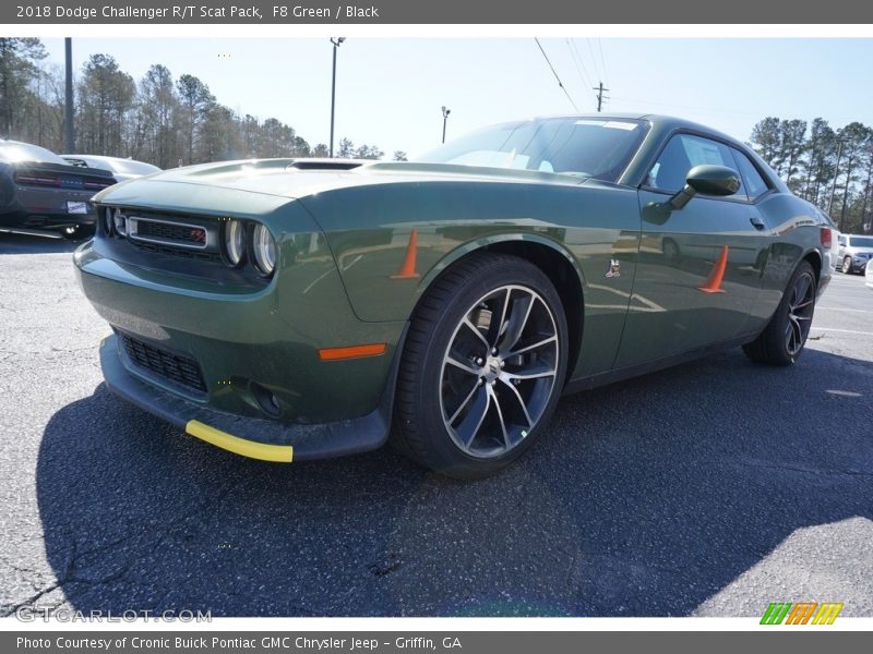 F8 Green / Black 2018 Dodge Challenger R/T Scat Pack