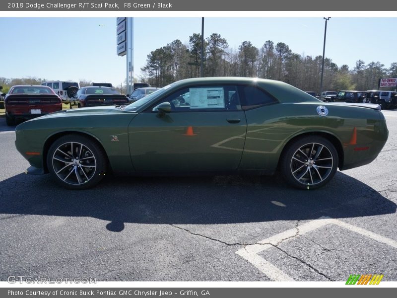 F8 Green / Black 2018 Dodge Challenger R/T Scat Pack