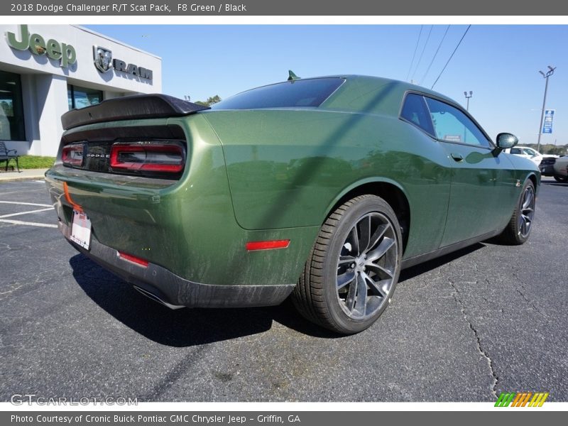 F8 Green / Black 2018 Dodge Challenger R/T Scat Pack