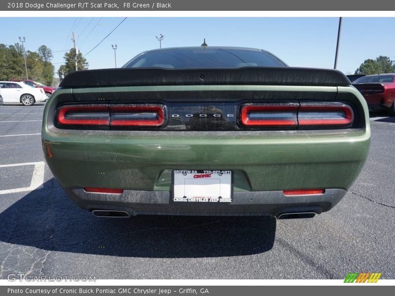 F8 Green / Black 2018 Dodge Challenger R/T Scat Pack