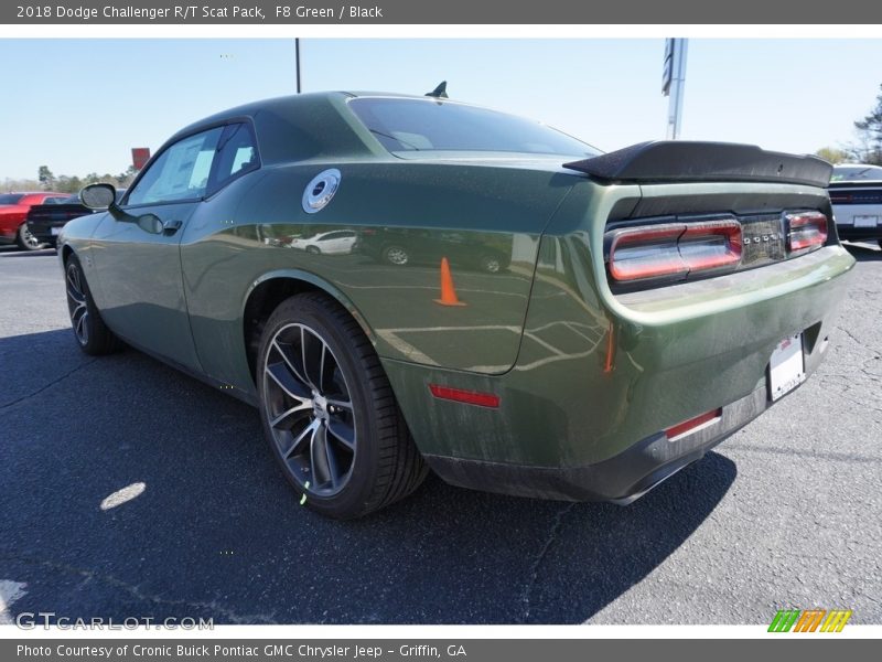 F8 Green / Black 2018 Dodge Challenger R/T Scat Pack