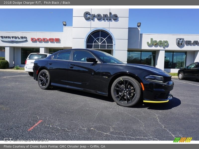 Pitch Black / Black 2018 Dodge Charger R/T