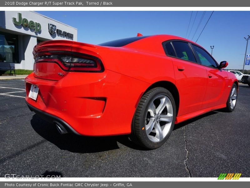 Torred / Black 2018 Dodge Charger R/T Super Track Pak