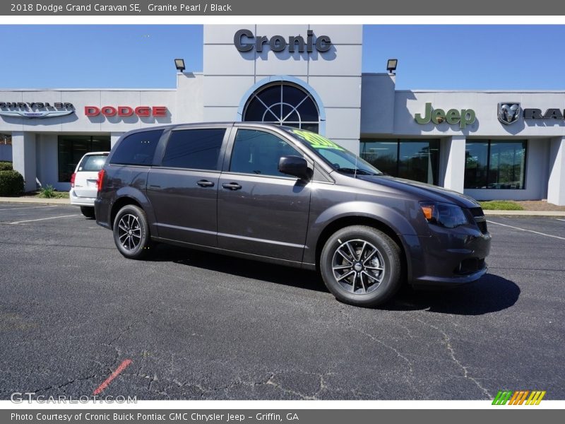 Granite Pearl / Black 2018 Dodge Grand Caravan SE