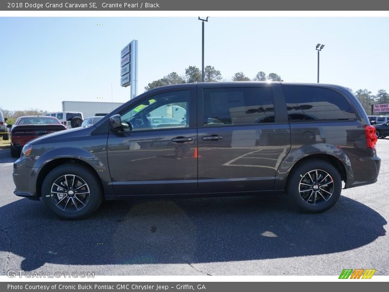 Granite Pearl / Black 2018 Dodge Grand Caravan SE