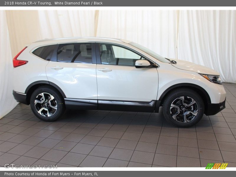 White Diamond Pearl / Black 2018 Honda CR-V Touring